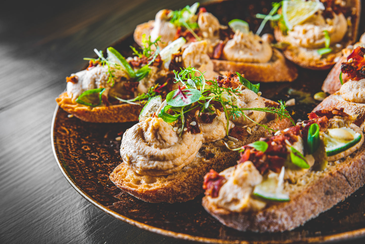 Duck Pate Crostini